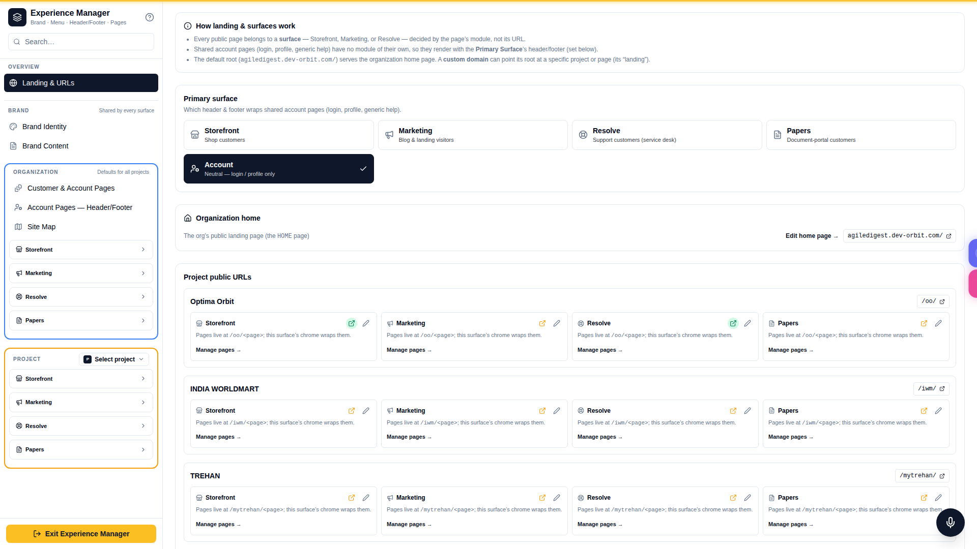Experience Manager Overview & Quick Start Studio Interface